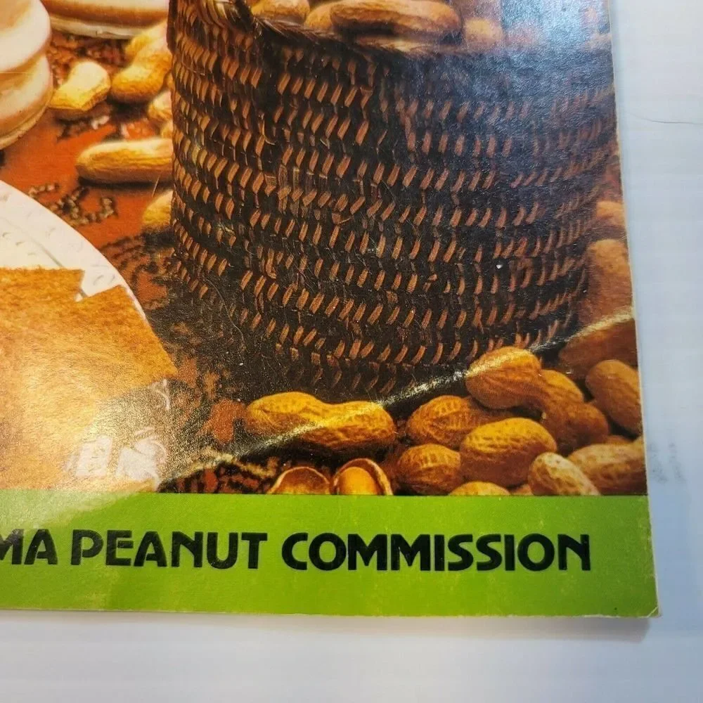Oklahoma Peanut Commission Cookbook Vtg Advertising It's Easy To Be A Gourmet